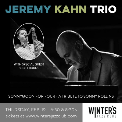 Jeremy Kahn Trio at Winter's Jazz Club