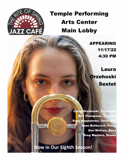 Laura Orzehoski Sextet at Temple Performing Arts Center