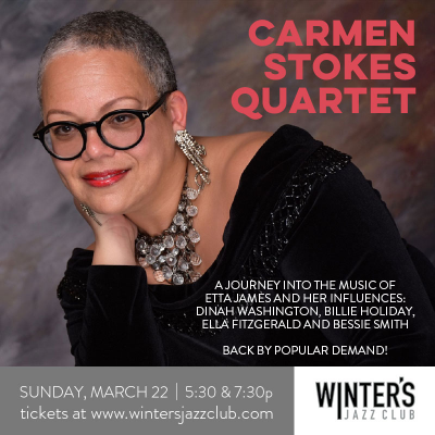 Carmen Stokes Quartet at Winter's Jazz Club