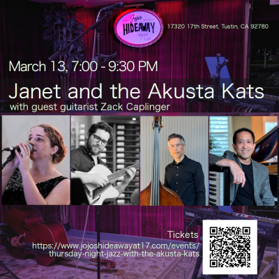 Janet & The Akusta Kats at Jojo's Hideaway At 17th Street Grill