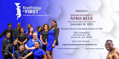 Afro Blue With Guest Cyrus Chestnut at The Commons at First Congregational Church - event poster Afro Blue With Guest Cyrus Chestnut at The Commons at First Congregational Church
