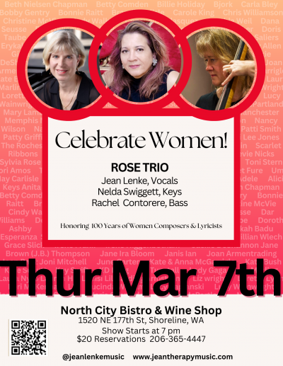 Jean Lenke's Rose Trio Celebrates Women at North City Bistro & Wine Shop