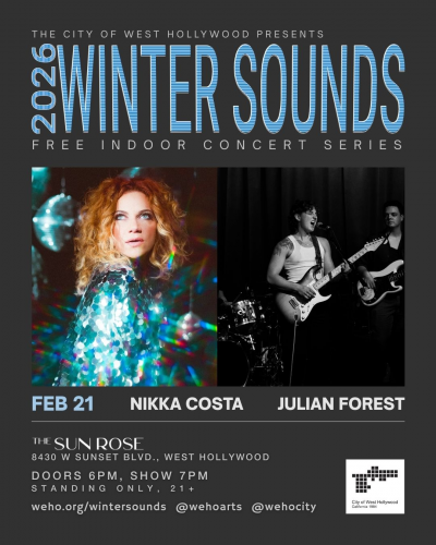 Nikka Costa And Julian Forest at West Hollywood Winter Sounds Series at The Sun Rose