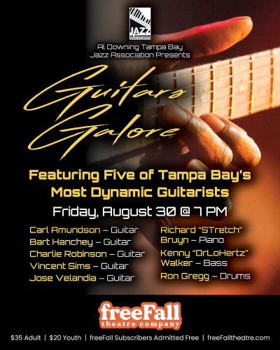 Guitars Galore at Freefall Theatre