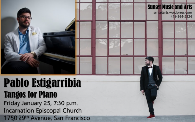 Tangos For Piano: An Evening With Pablo Estigarribia at Incarnation Episcopal Church - event poster Tangos For Piano: An Evening With Pablo Estigarribia at Incarnation Episcopal Church