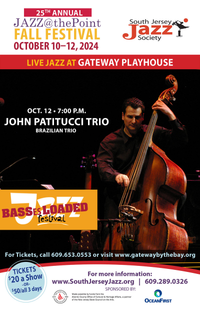 The John Patitucci Brazilian Trio at Jazz @ the Point Festival at Gateway Playhouse