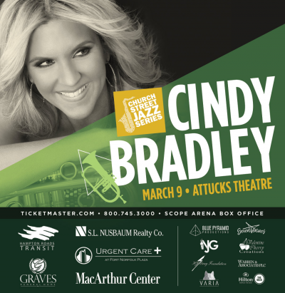 Cindy Bradley at Church Street Jazz Series - event poster Cindy Bradley at Church Street Jazz Series