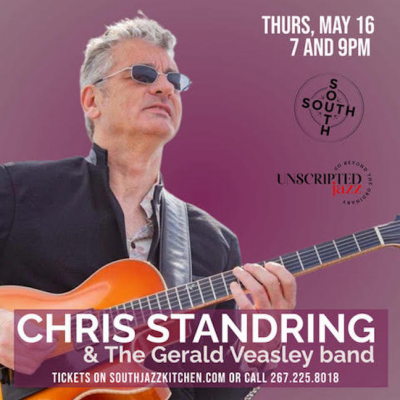 Chris Standring And The Gerald Veasley Band at South Jazz Club - event poster Chris Standring And The Gerald Veasley Band at South Jazz Club