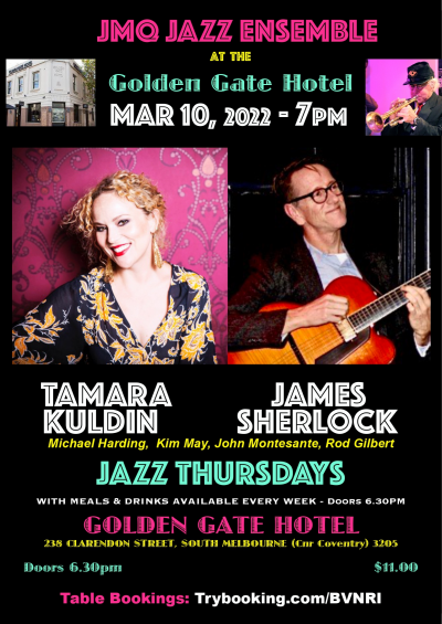 Tamara Kuldin Feat. With JMQ Jazz Ensemble at The Golden Gate Hotel
