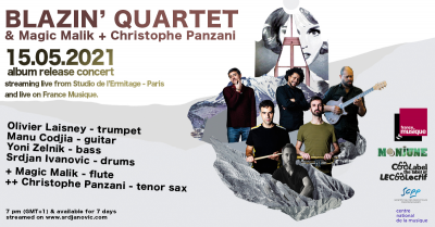 Blazin' Quartet & Magic Malik at Studio De L'ermitage