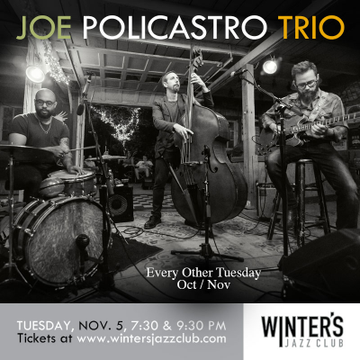 Joe Policastro Trio at Winter's Jazz Club