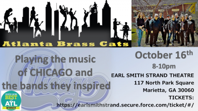 Atlanta Brass Cats at Earl and Rachel Smith Strand Theatre - event poster Atlanta Brass Cats at Earl and Rachel Smith Strand Theatre
