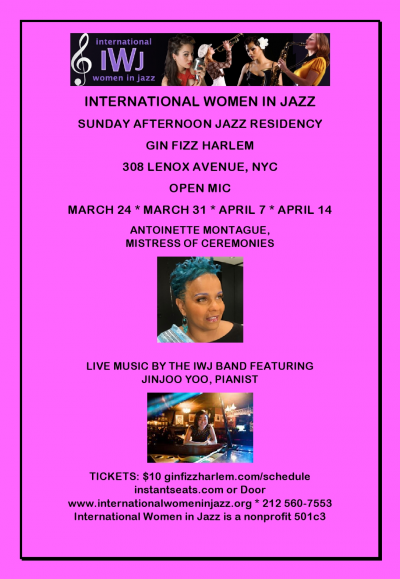 International Women In Jazz Open Mic at Gin Fizz Harlem