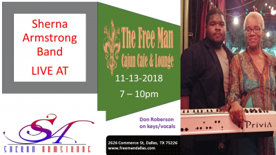 Sherna Armstrong at The Free Man Dallas