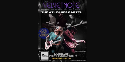 Sunday, July 20th: Sunday Night Blues Starring The Atl Blues Cartel at The Velvet Note - event poster Sunday, July 20th: Sunday Night Blues Starring The Atl Blues Cartel at The Velvet Note