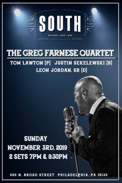 The Greg Farnese Quartet at South Jazz Club