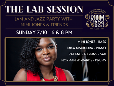 The Lab Session: Jam & Jazz Party With Mimi Jones & Friends at Room 623 - event poster The Lab Session: Jam & Jazz Party With Mimi Jones & Friends at Room 623