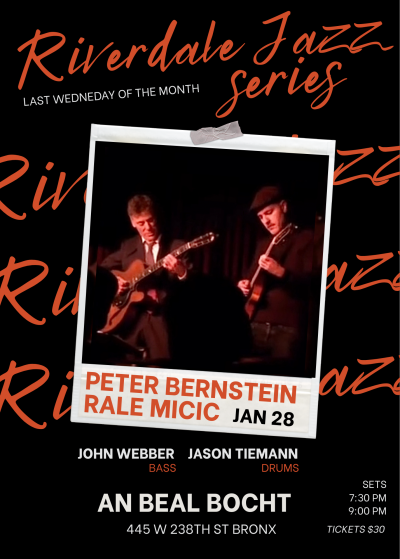 Peter Bernstein & Rale Micic Quartet at An Beal Bocht Cafe