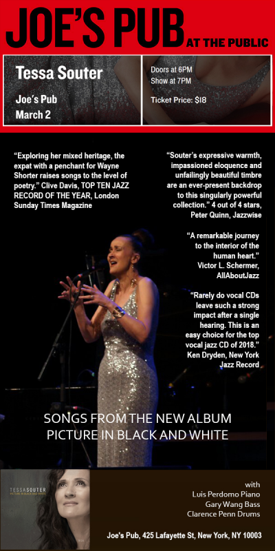 Tessa Souter  at Joe's Pub