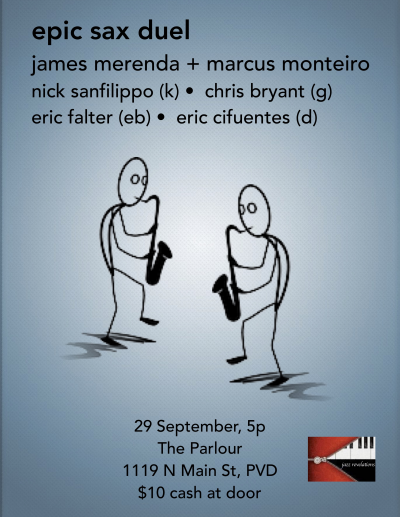 Jazz Revelations — Merenda+monteiro Alto Funk Duel at The Parlour