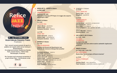 Jazz Kaleidoscope at Refice Jazz Festival at Auditorium Of Frosinone State Music Conservatory