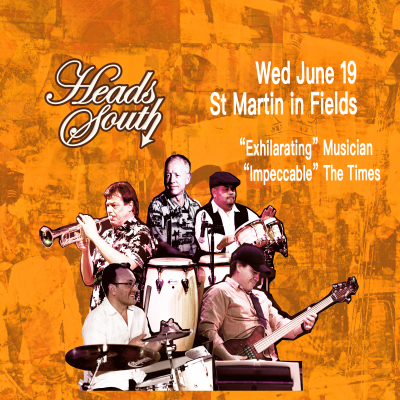 Heads South at Café in the Crypt