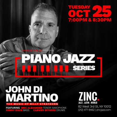 Piano Jazz Series: John Di Martino at Zinc Bar