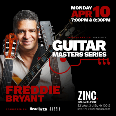 Guitar Masters Series: Freddie Bryant at Zinc Bar - event poster Guitar Masters Series: Freddie Bryant at Zinc Bar