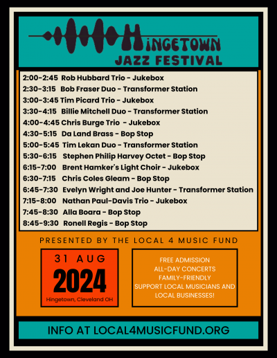 Hingetown Jazz Festival at BOP STOP