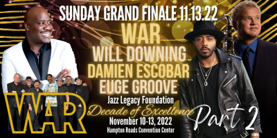 War | Will Downing | Euge Groove | Damien Escobar at Jazz Legacy Foundation Gala Weekend at Hampton Roads Convention Center