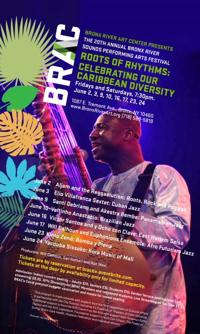 Yacouba Sissoko at Bronx River Sounds Performing Arts Festival at Bronx River Art Center