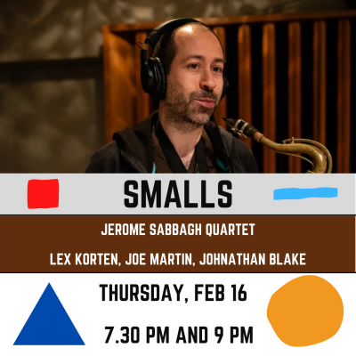 Jerome Sabbagh Quartet at Smalls Jazz Club