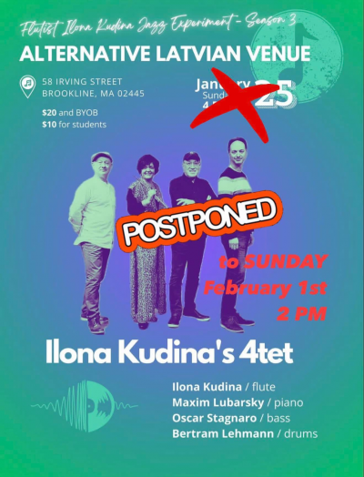 Ilona Kudina 4tet at Alternative Latvian Venue