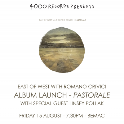 East Of West at Bemac - event poster East Of West at Bemac