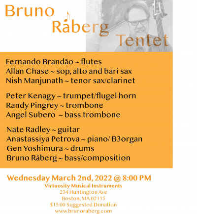 Bruno Råberg Tentet at Virtuosity Instruments