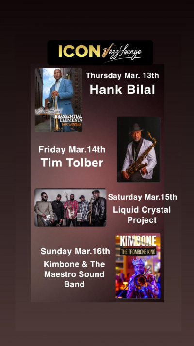 Icon Jazz Lounge Presents! at ICON Jazz Lounge - event poster Icon Jazz Lounge Presents! at ICON Jazz Lounge