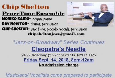 Chip Shelton Peacetime Ensemble at Cleopatra's Needle
