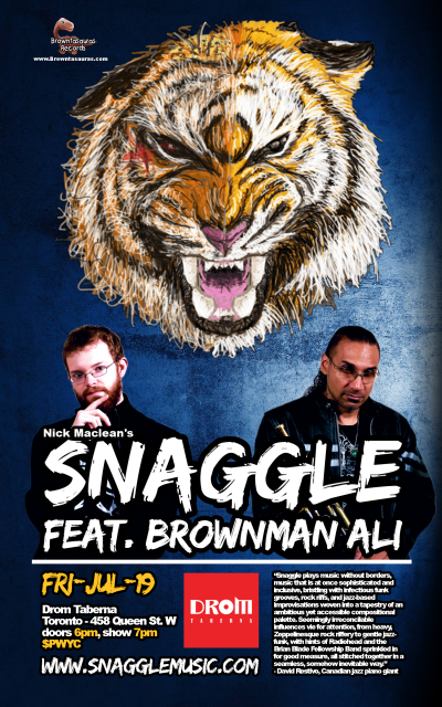 SNAGGLE Feat. BROWNMAN ALI (Toronto) at Drom Taberna