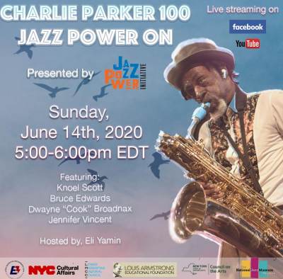 Charlie Parker 100 : Jazz Power On at Facebook Live - Online