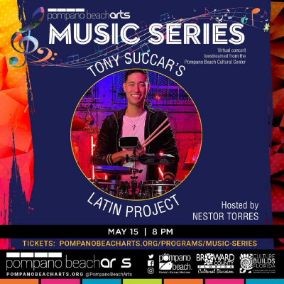 Tony Succar's Latin Project hosted by Nestor Torres (Virtual Concert) at Pompano Beach Cultural Center
