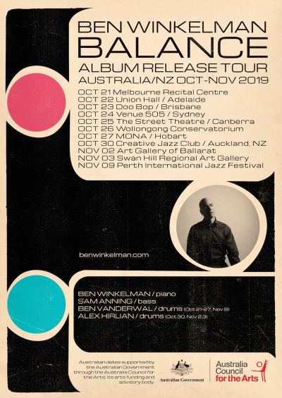 Ben Winkelman Trio at Art Gallery Of Ballarat