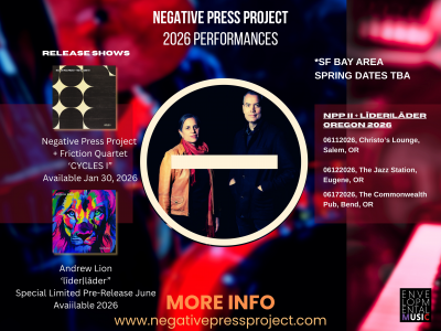 Negative Press Project at Christo's Jazz Club - event poster Negative Press Project at Christo's Jazz Club