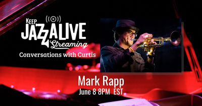 Conversation With Colajazz Founder Mark Rapp at Facebook Live - event poster Conversation With Colajazz Founder Mark Rapp at Facebook Live