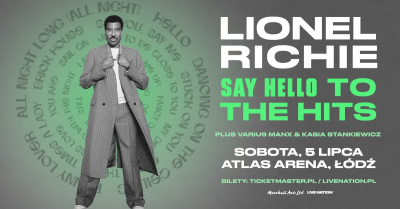 Lionel Richie at Atlas Arena - event poster Lionel Richie at Atlas Arena