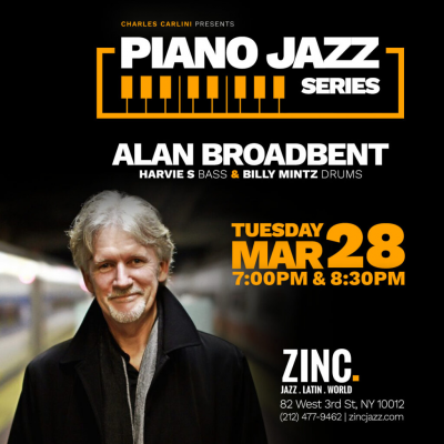 Piano Jazz Series: Alan Broadbent at Zinc Bar