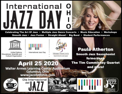 2020 International Jazz Day Ohio Celebration Featuring Paula Atherton at The Walter Armes Learning Center Auditorium At Whitehall-Yearling High School