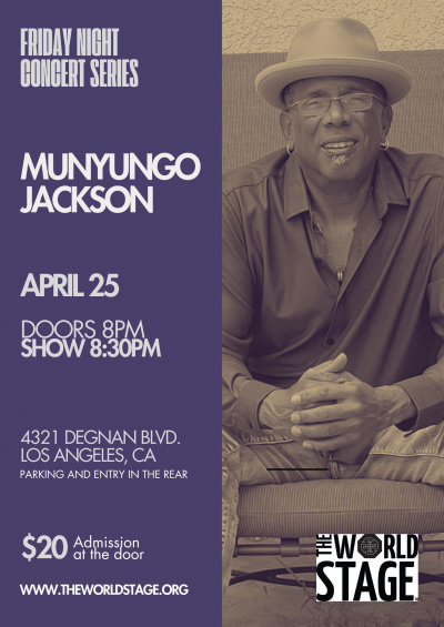 Munyungo Jackson at The World Stage