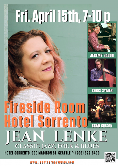 Jean Lenke Quartet at The Sorrento Hotel's Fireside Room