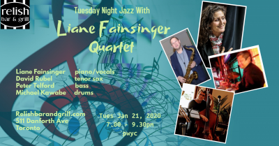 Liane Fainsinger Quartet at Relish Bar & Grill