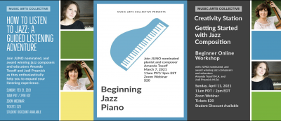 Amanda Tosoff & Jodi Proznick (music Arts Collective) at Music Arts Collective